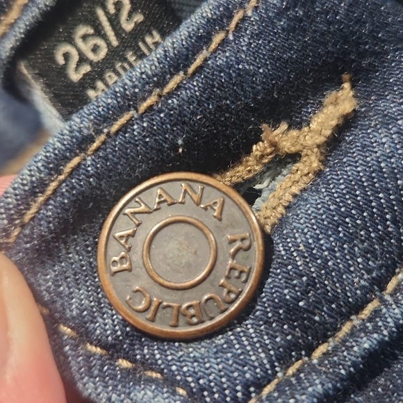 Banana Republic Skinny Fit Size 26/2 Jeans - Picture 2 of 9